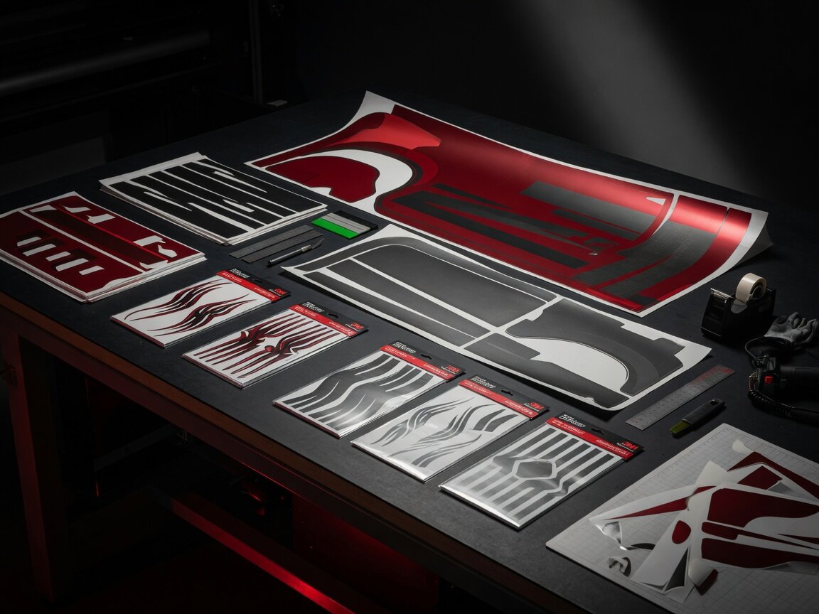Custom vinyl decal packs and fleet graphics